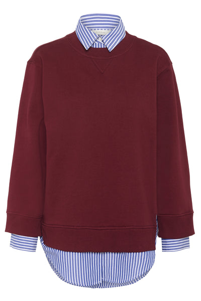 NataljaIW Sweatshirt Sodalite Blue stripe - 30111015 Thumbnail