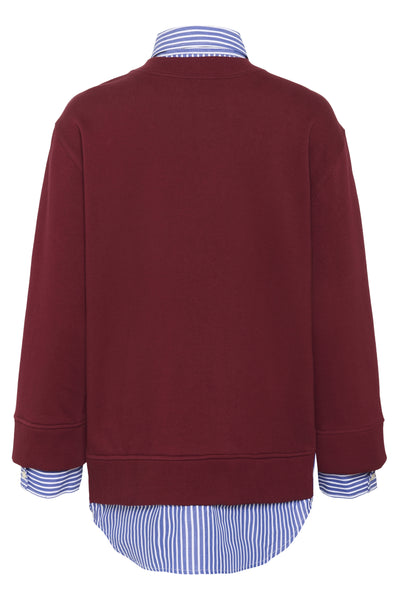 NataljaIW Sweatshirt Sodalite Blue stripe - 30111015 Thumbnail