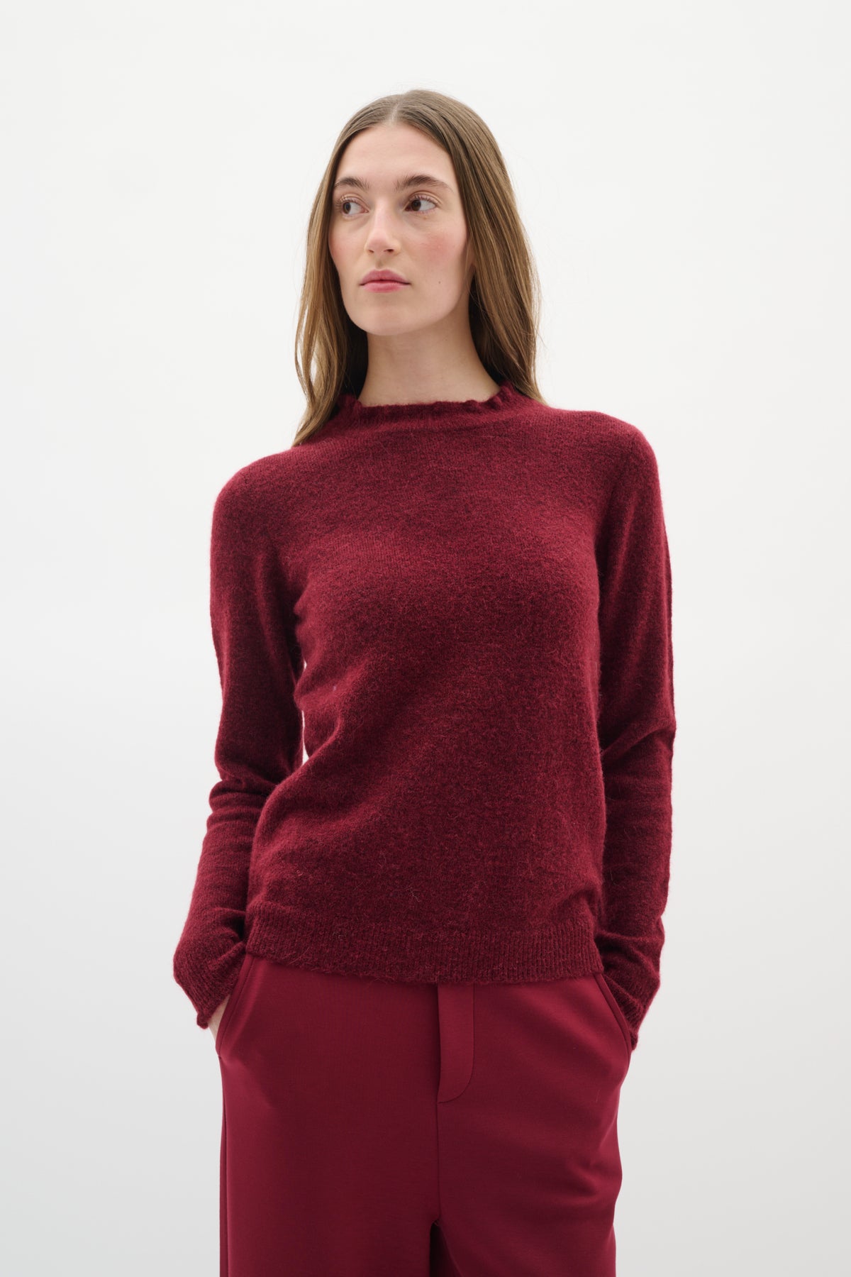 GuniIW Anaja Pullover Cabernet - 30111021