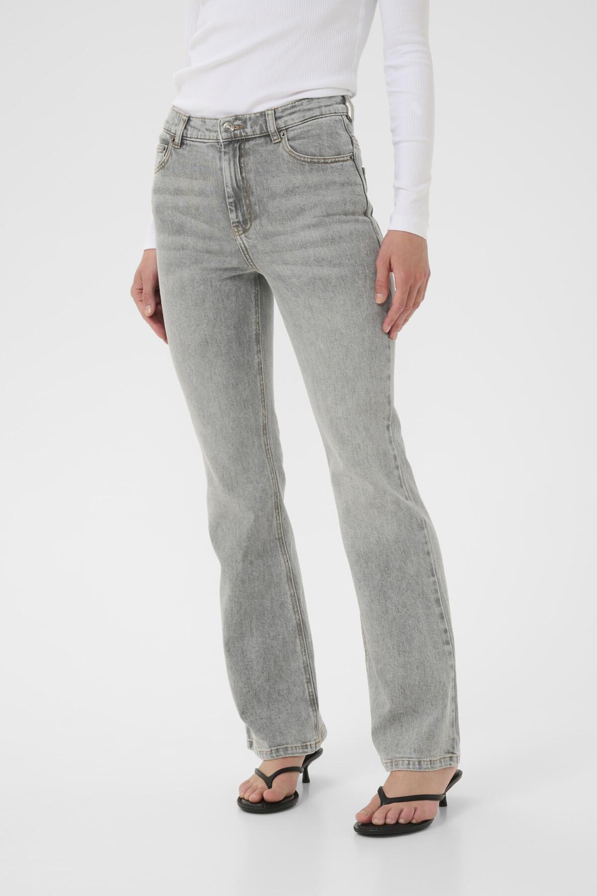NanasIW Bootcut Jeans Lgt.Grey Wash Denim - 30111077