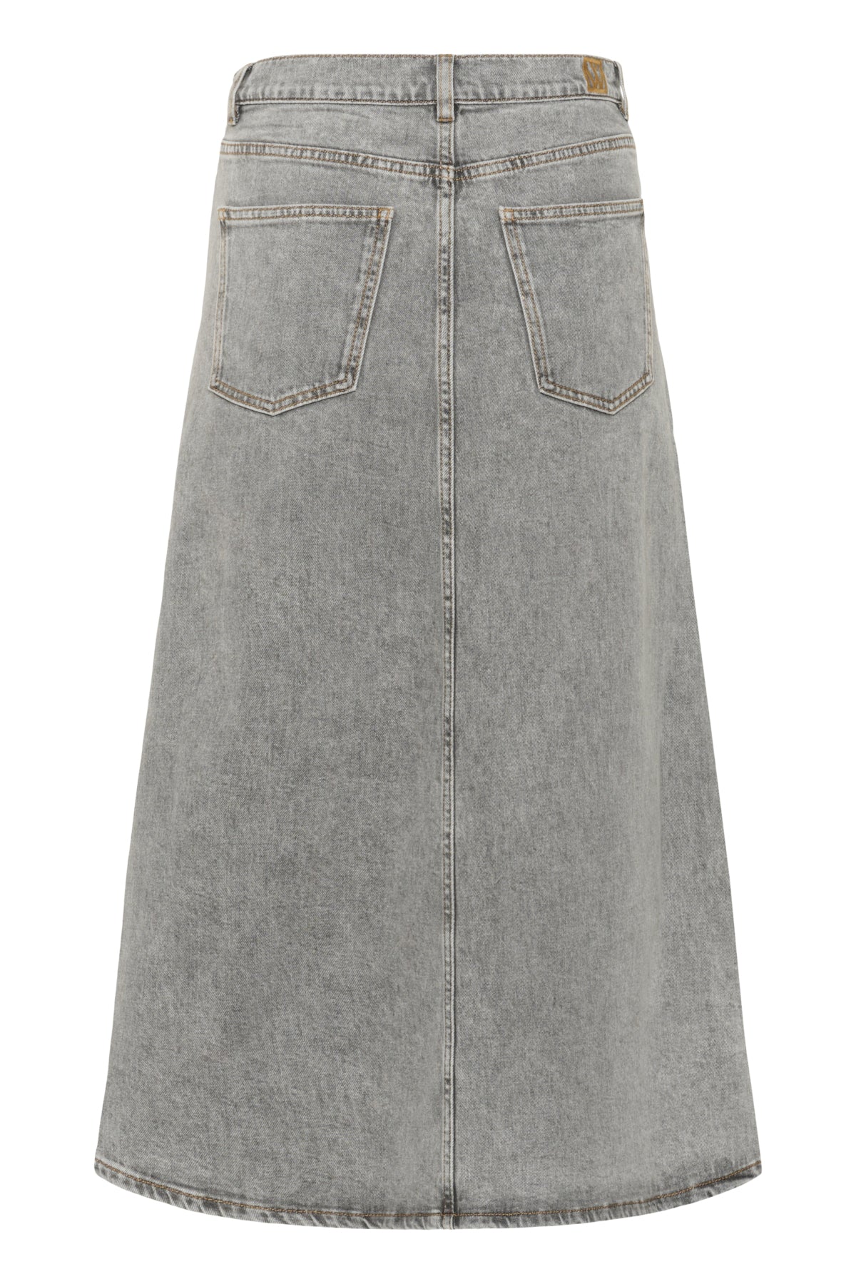 NanasIW Denim Skirt Lgt.Grey Wash Denim - 30111078