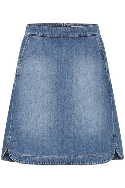 BilaIW Bacca Skirt Medium Blue - 30111081 Thumbnail