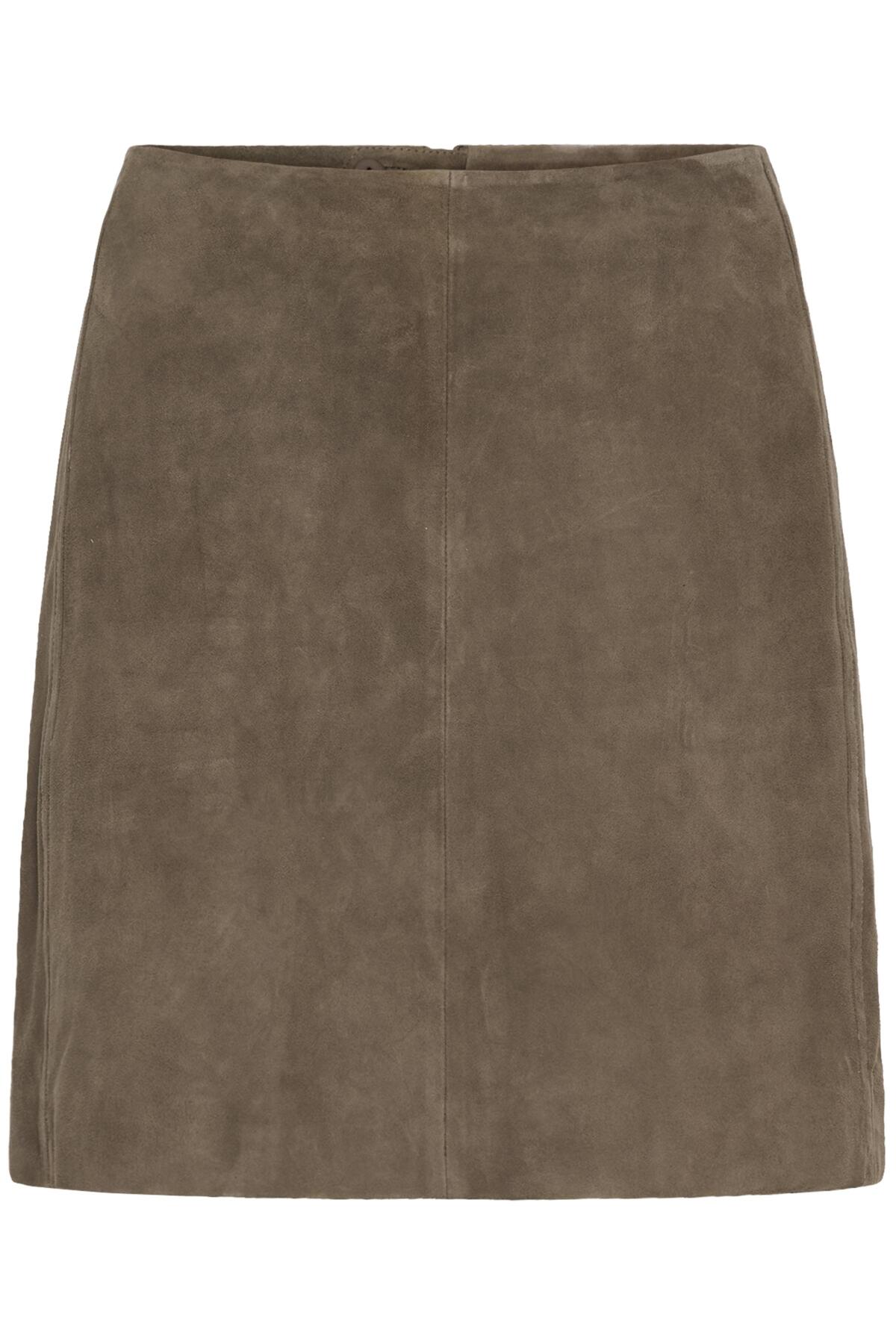 CaisaIW Skirt Sandy Grey - 30111098