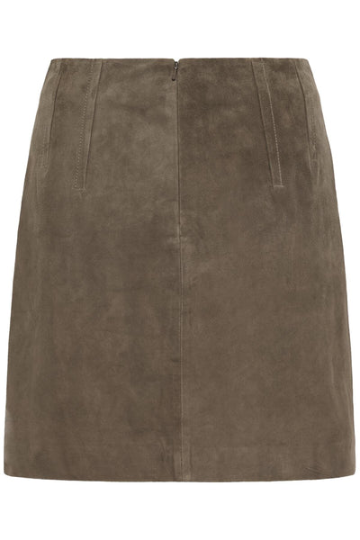 CaisaIW Skirt Sandy Grey - 30111098 Thumbnail