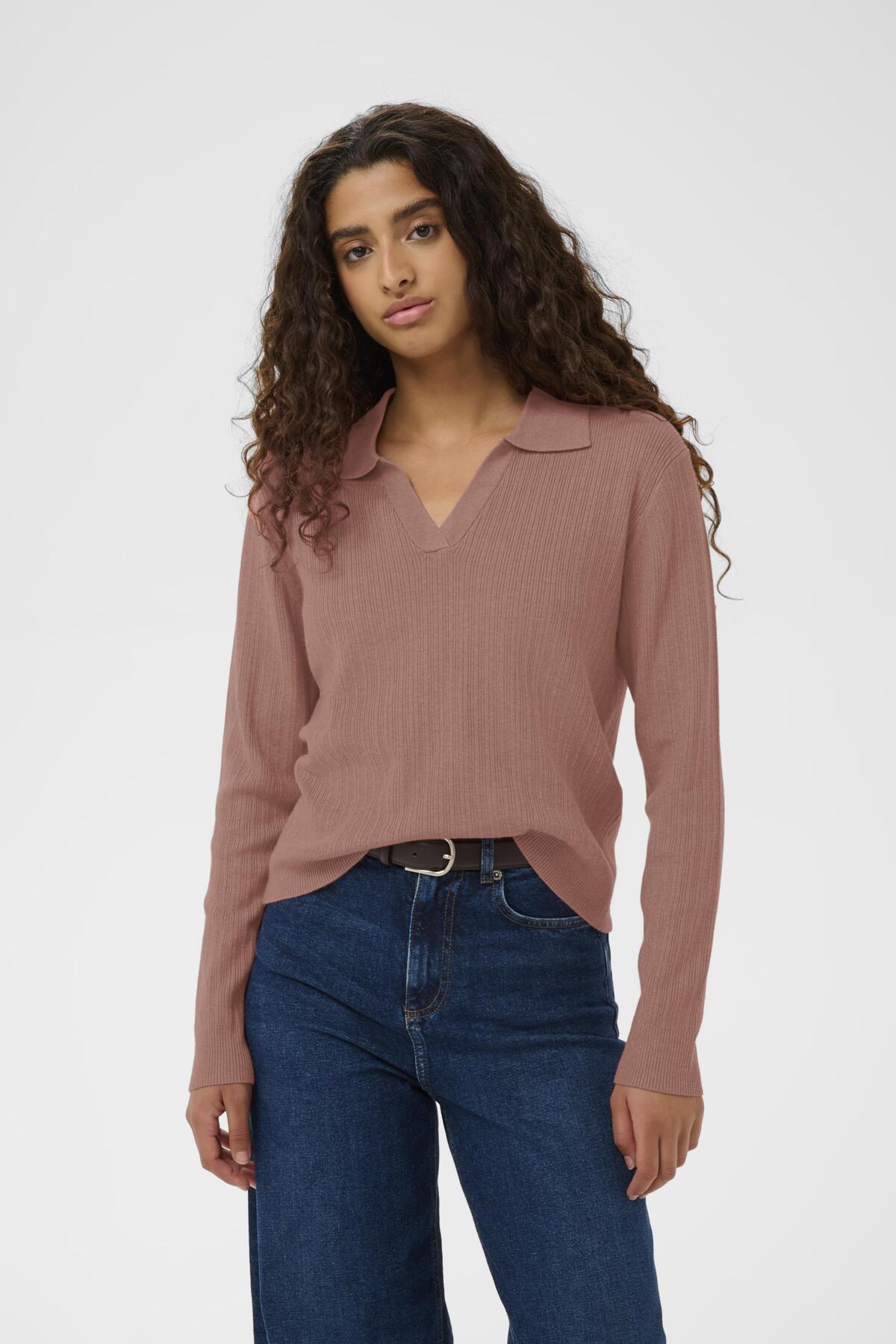 YenahIW Pikétröja Ash Rose Melange - 30111123