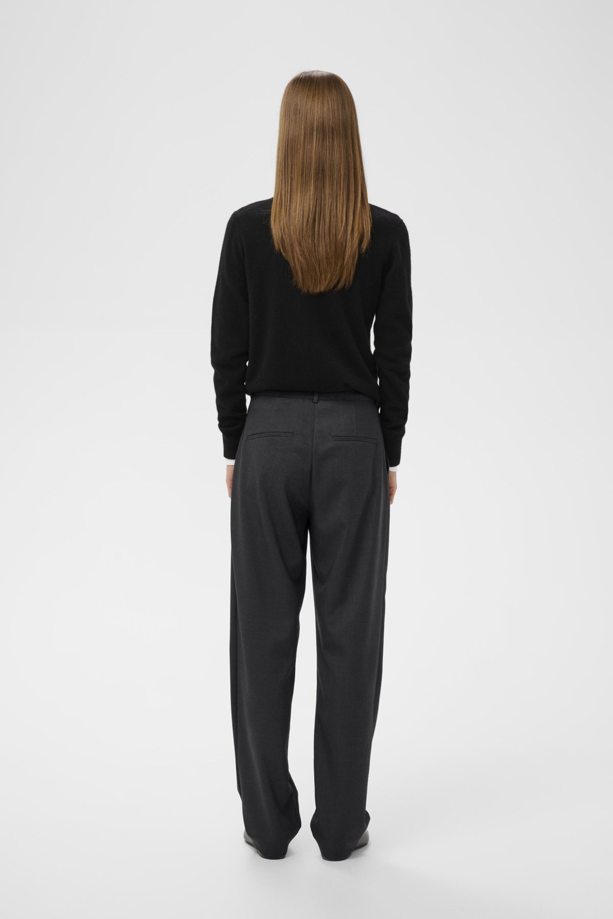 YuktaIW Tunilda Pants Medium Grey Melange - 301744 - 30111161