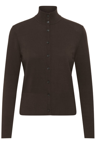 PaulaIW Cardigan Coffee Brown - 191419 - 30111179 Thumbnail