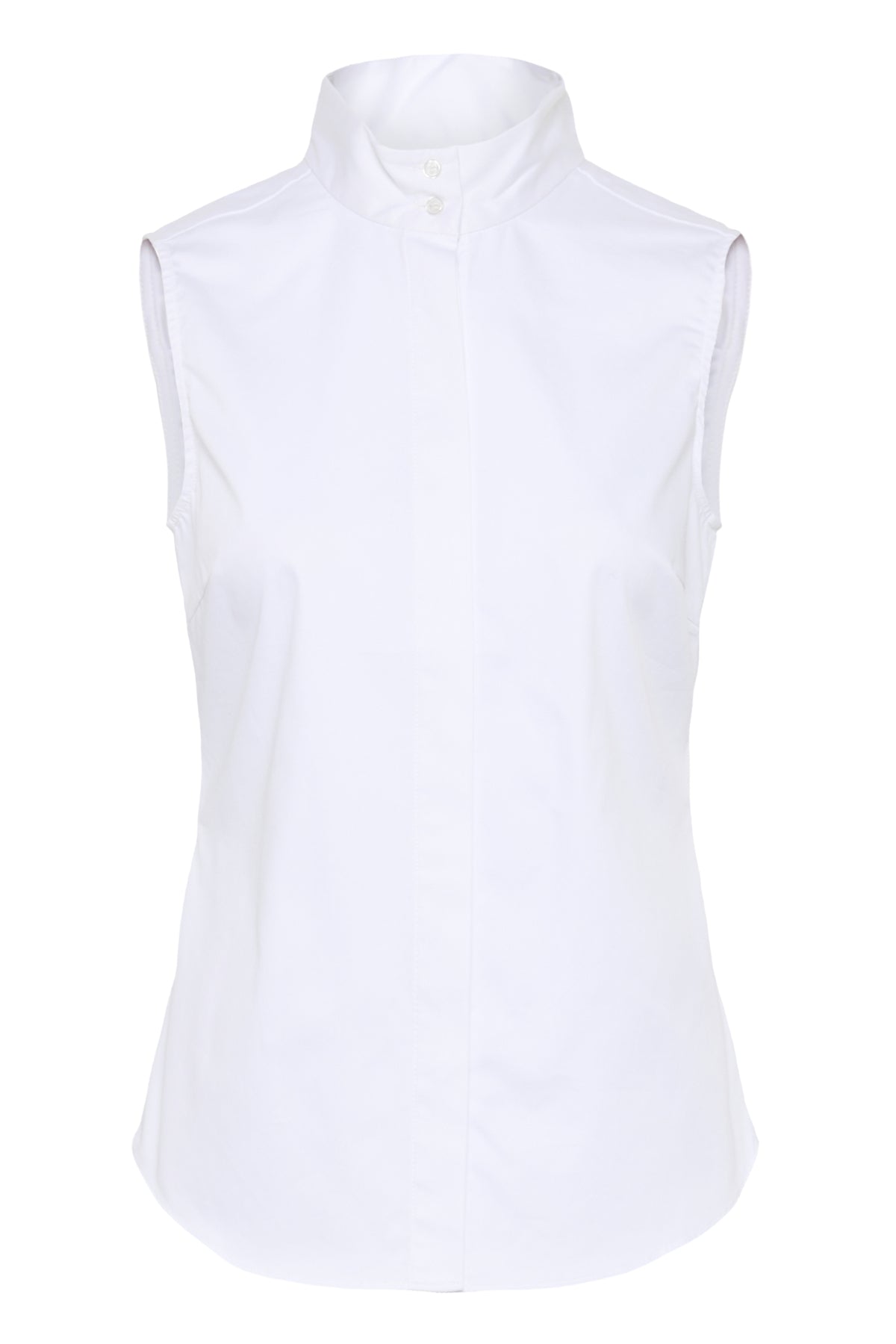 BelinaIW Ärmlös skjorta Pure White - 300001 - 30111204