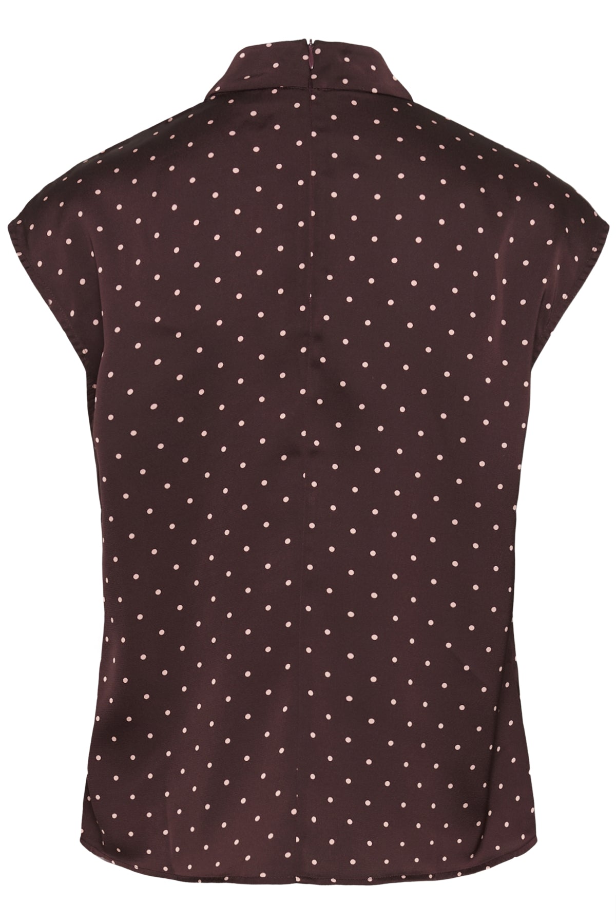 ZaniaIW Blus Brun Bordeaux Small Dot - 305 - 30111246