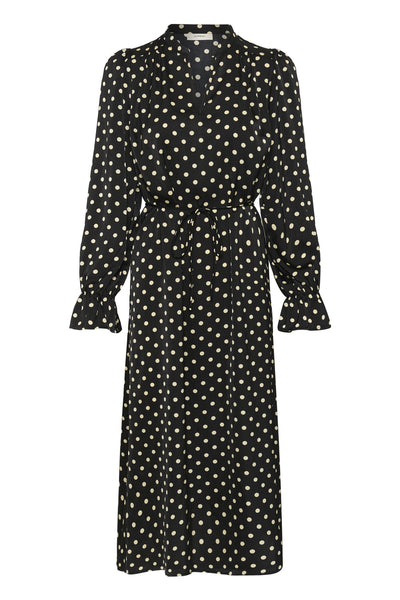 ZeemaIW Klänning Black Spaced Dots - 300177 - 30111247 Thumbnail