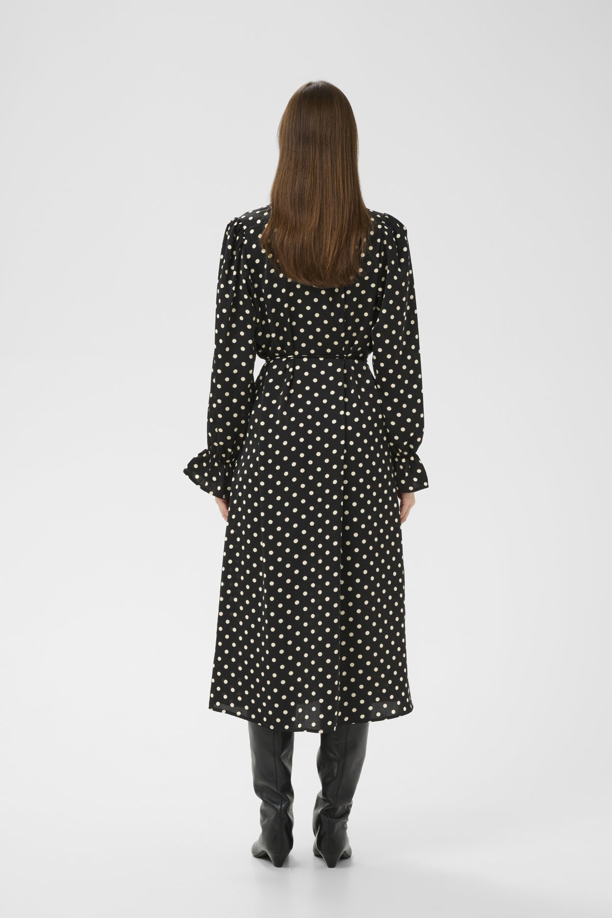 ZeemaIW Klänning Black Spaced Dots - 300177 - 30111247