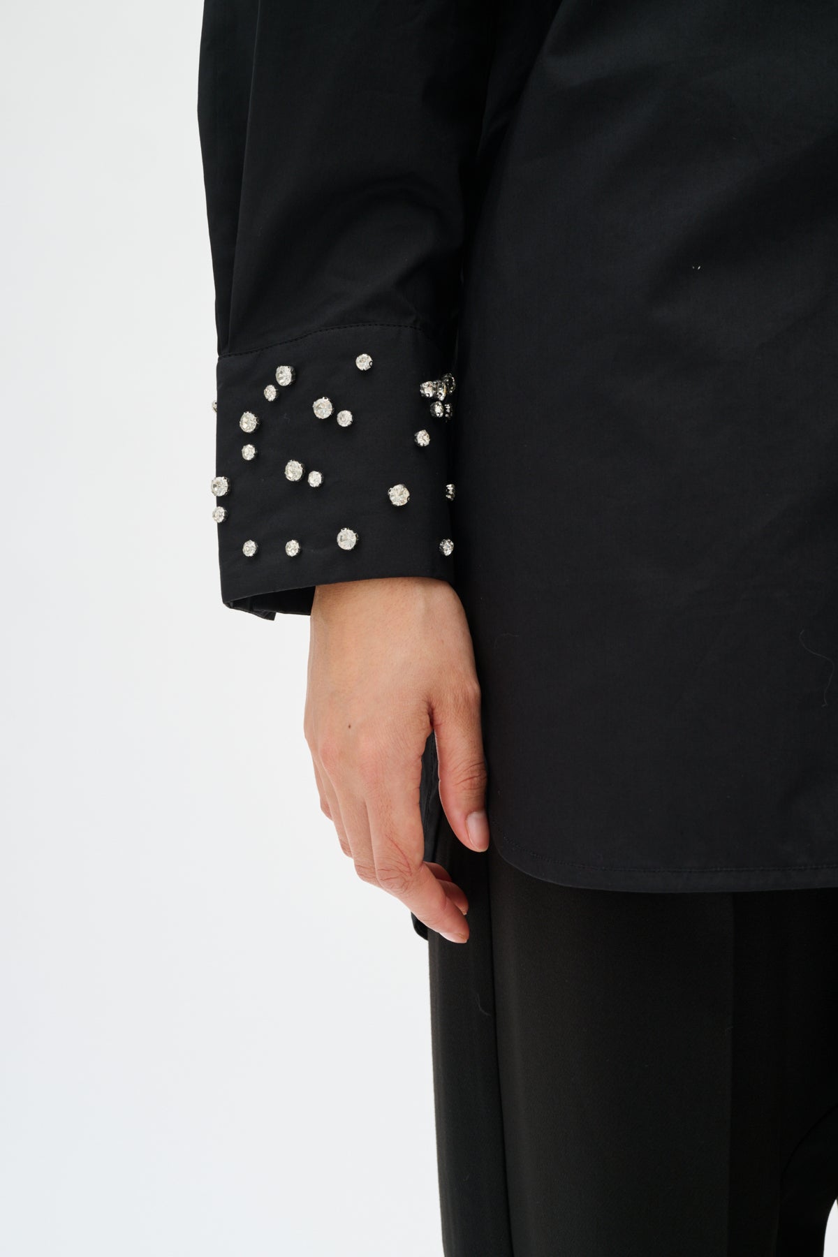 DALLASIW SEQUIN SHIRT Svart - 194008 - 30112002