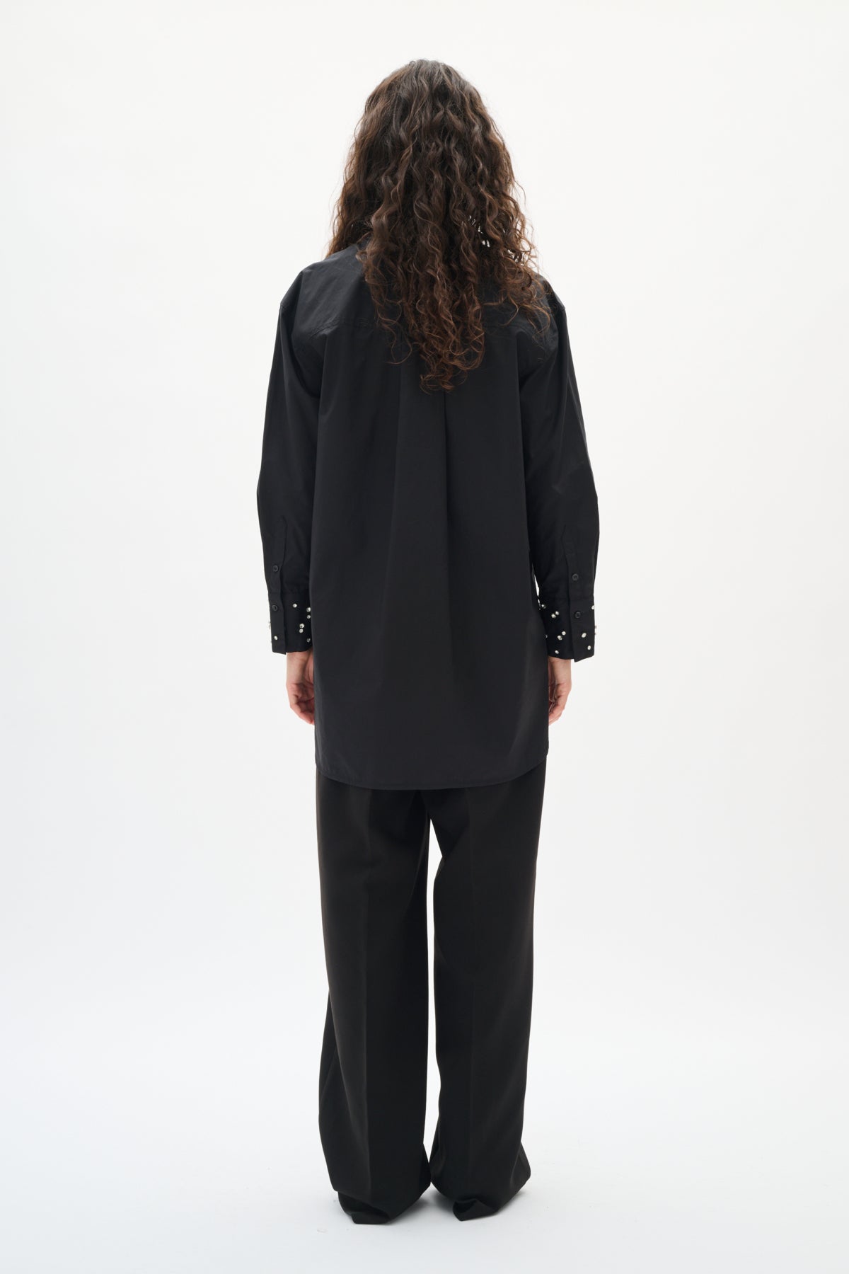 DALLASIW SEQUIN SHIRT Svart - 194008 - 30112002