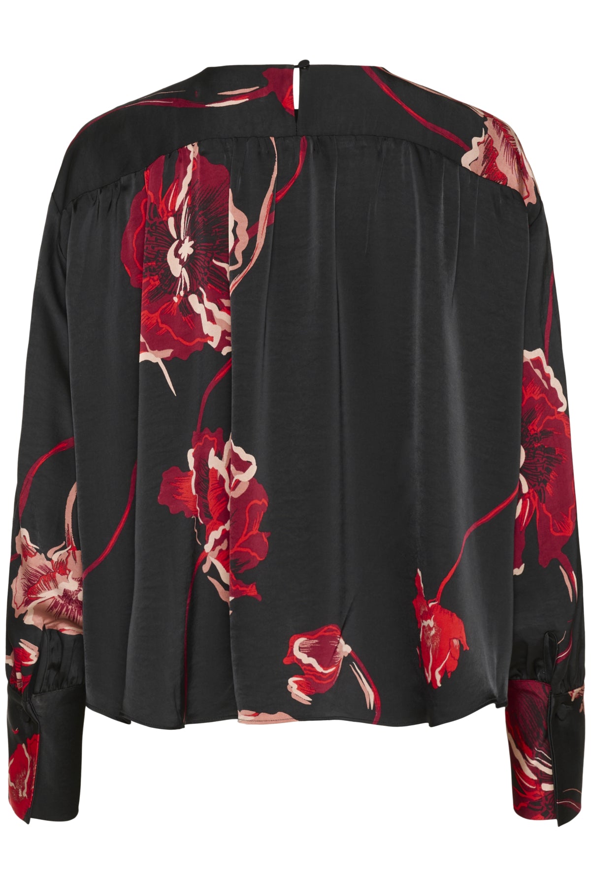 DAWNIW BLOUSE BLACK POPPY ROSE - 900002573 - 30112009