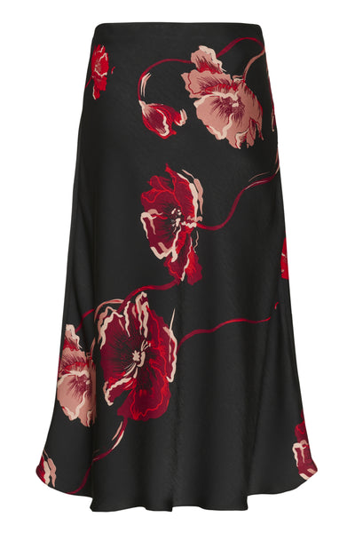 DAWNIW SKIRT BLACK POPPY ROSE - 900002573 - 30112010 Thumbnail