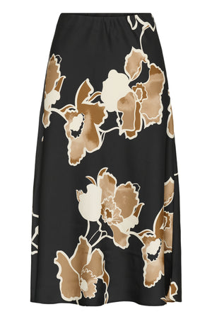 DAWNIW KJOL SVART SKETCH FLOWER - 90001314 - 30112010