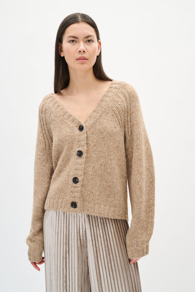 TROAIW CARDIGAN Sandy Grey Melange - 1813041 - 30112051 Thumbnail