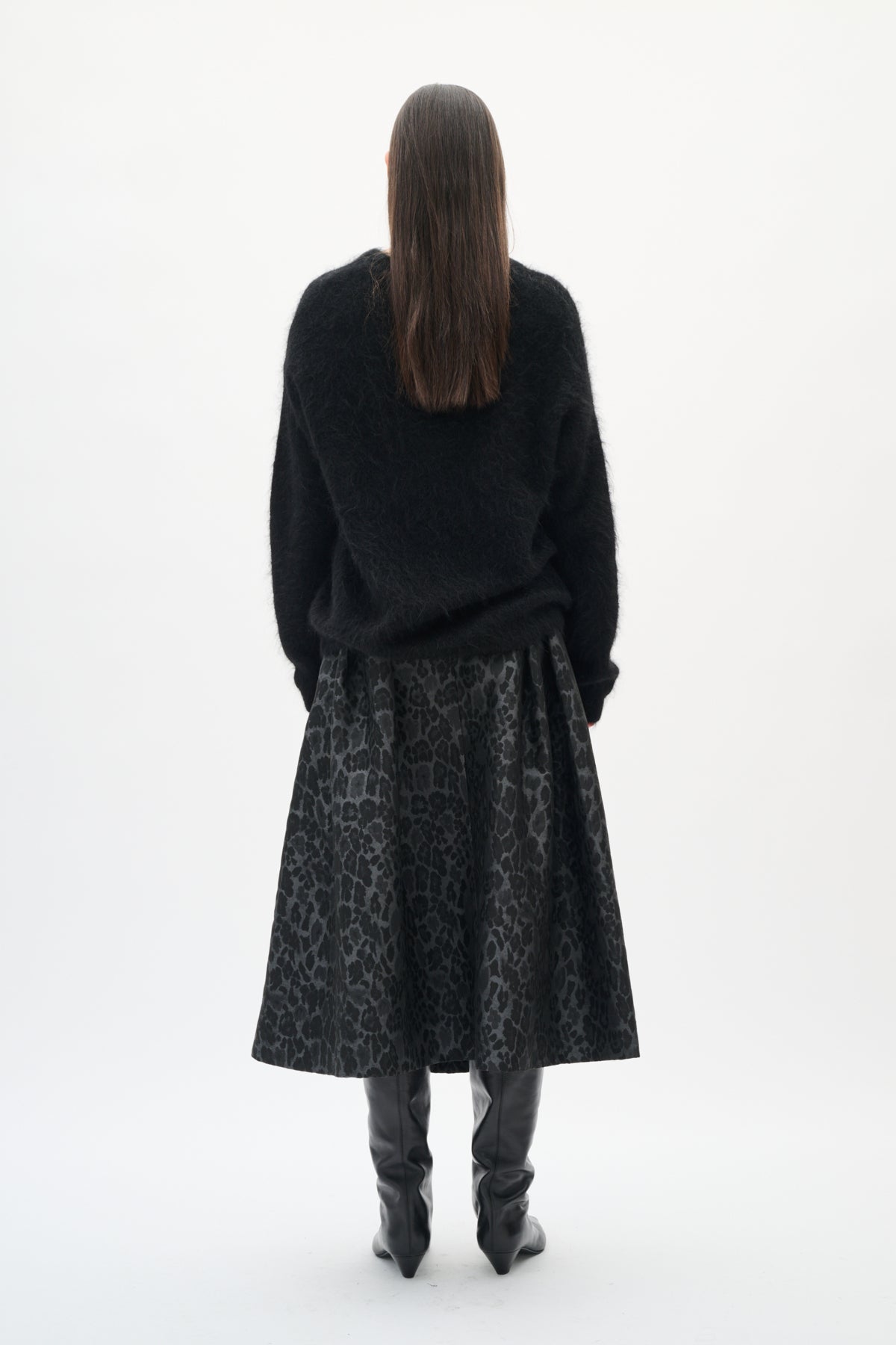 ZINAIW SKIRT Svart - 194008 - 30112093