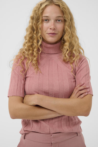 NIKOLAIW KELLSIE SS PULLOVER Ash Rose Melange - 1715141 - 30112168 Thumbnail