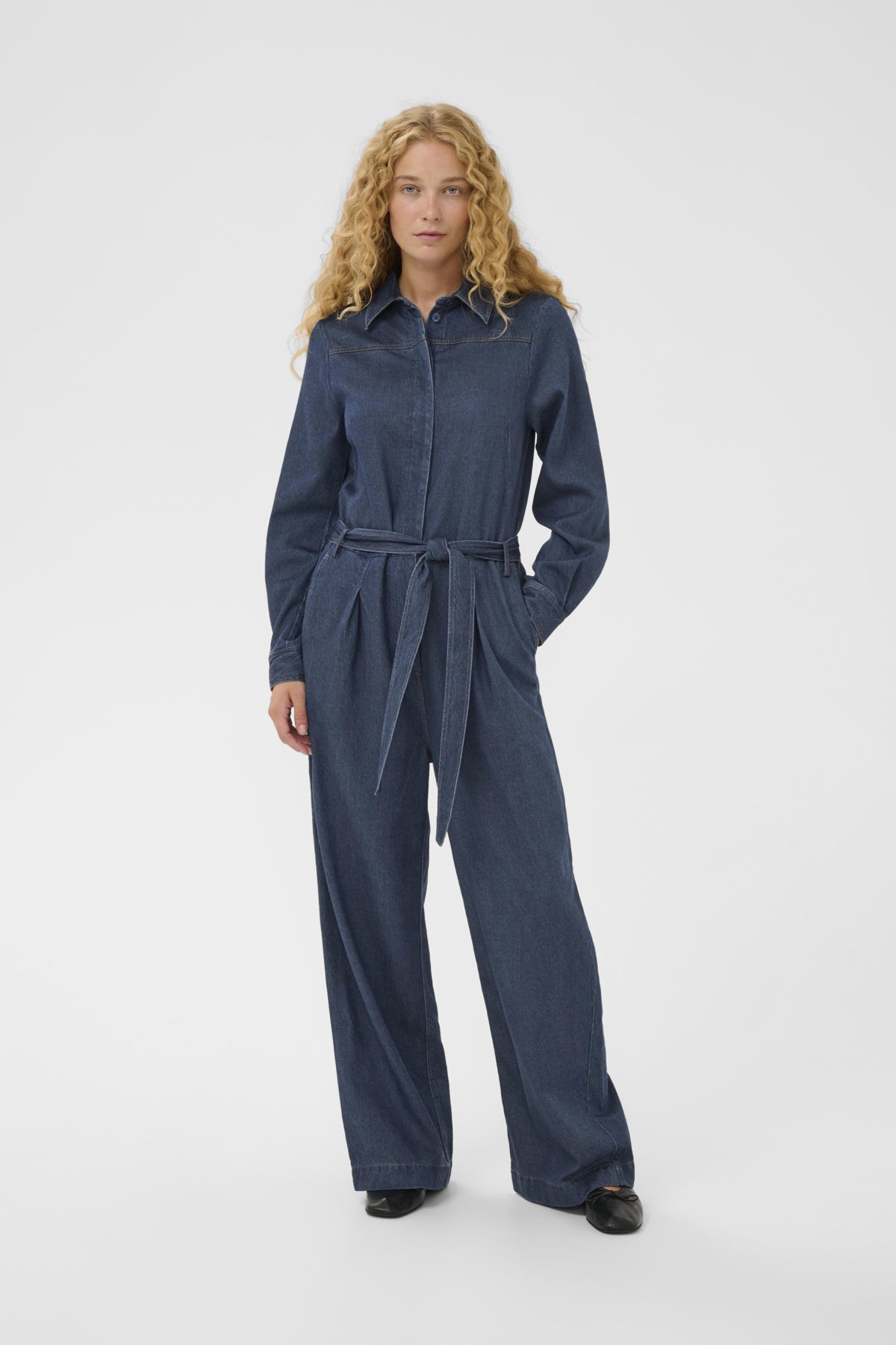CAROLAIW JUMPSUIT Mörk Denim - 194118 - 30112188