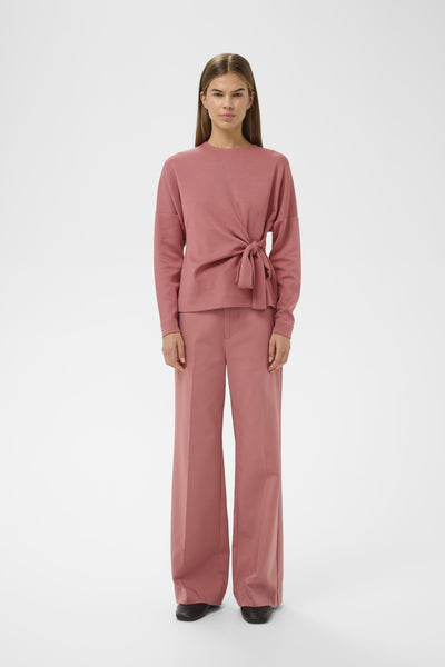 TRIIW VINCENTIW KNOT BLOUSE WITHERED ROSE - 181435 - 30112203 Thumbnail