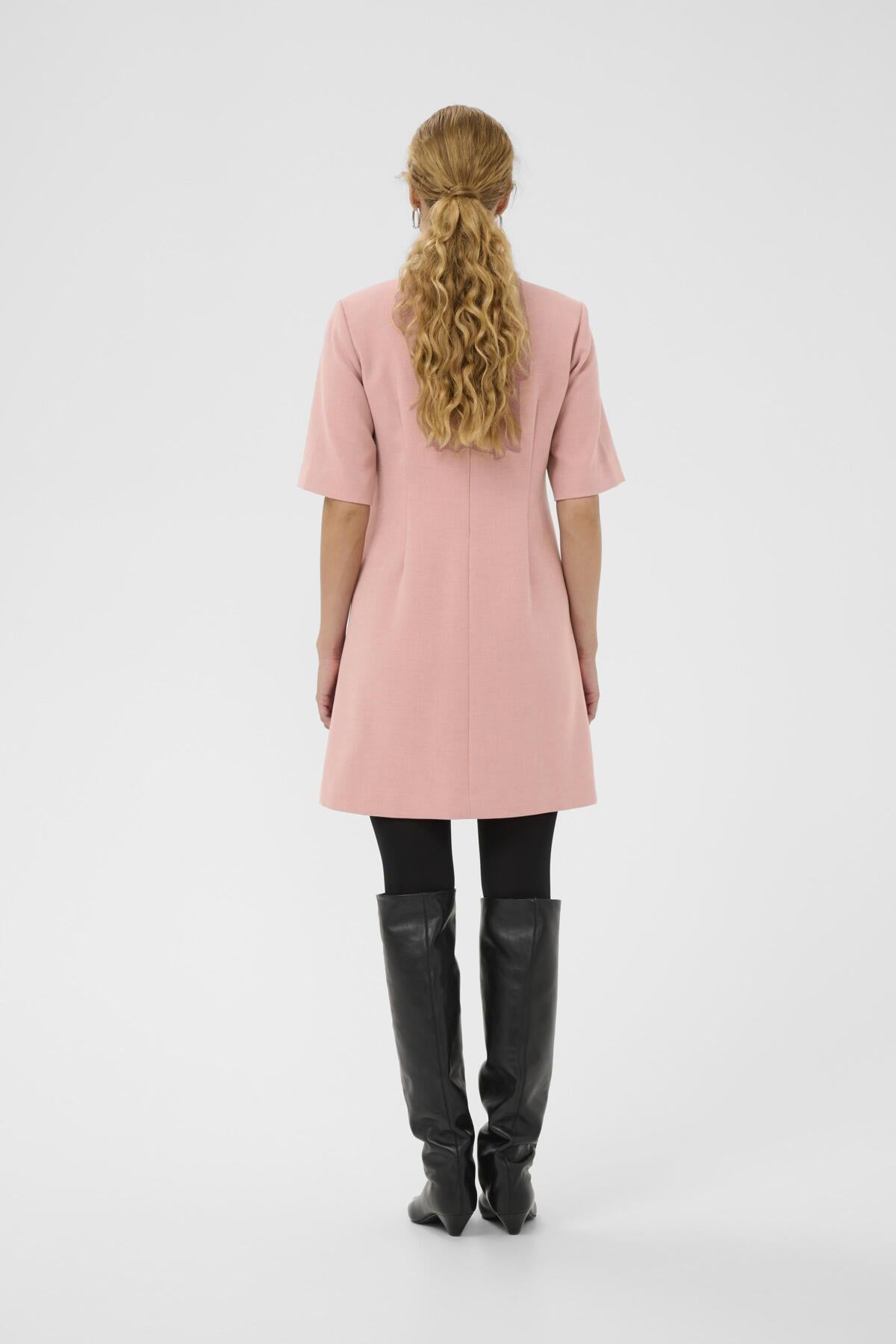 HOLLYNIW KLÄNNING Ash Rose Melange - 1715141 - 30112216