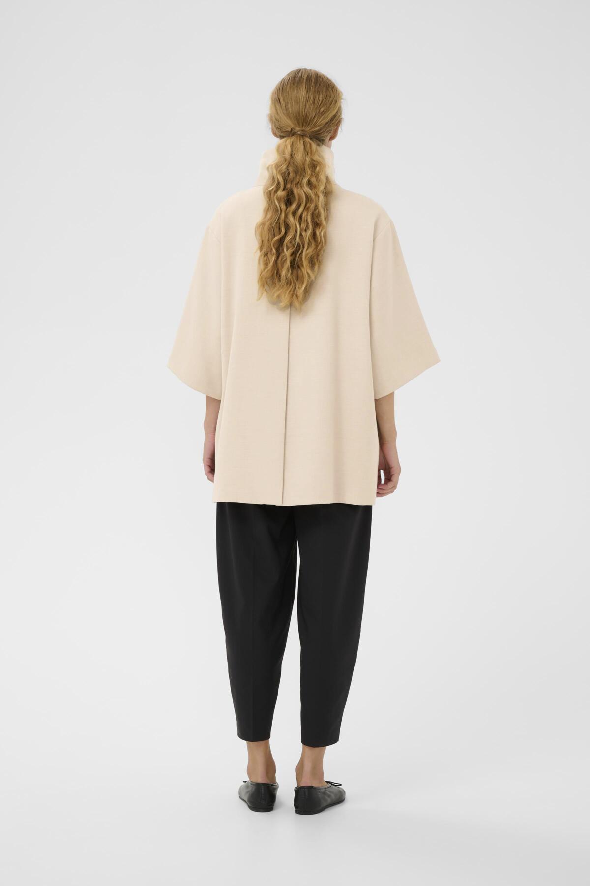 HOLLYNIW CAPE JACKET Ecru - 300597 - 30112218