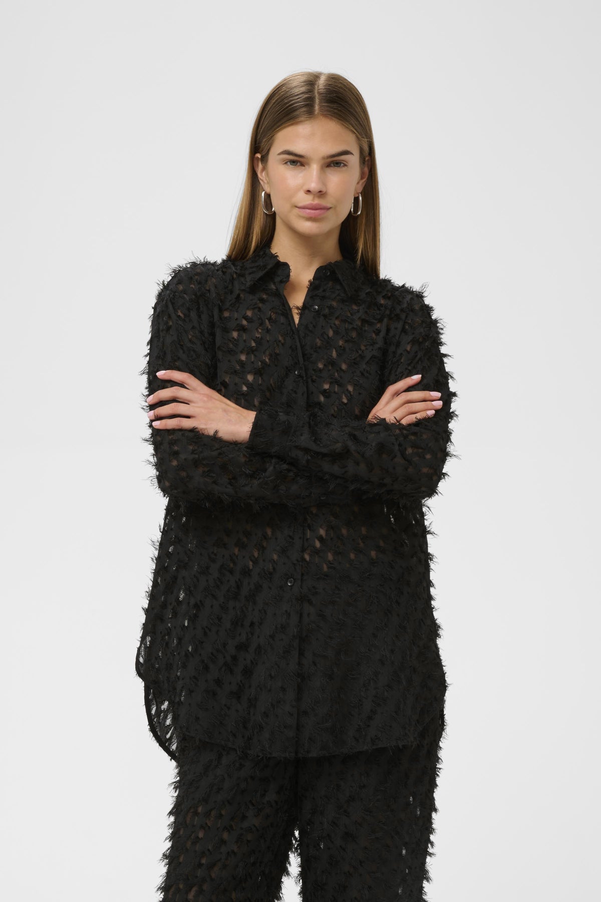 GIDEONIW SHIRT Svart - 194008 - 30112252