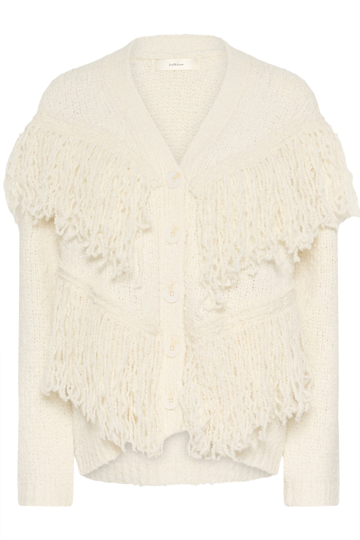 NEFELIIW CARDIGAN Whisper White - 110701 - 30112293