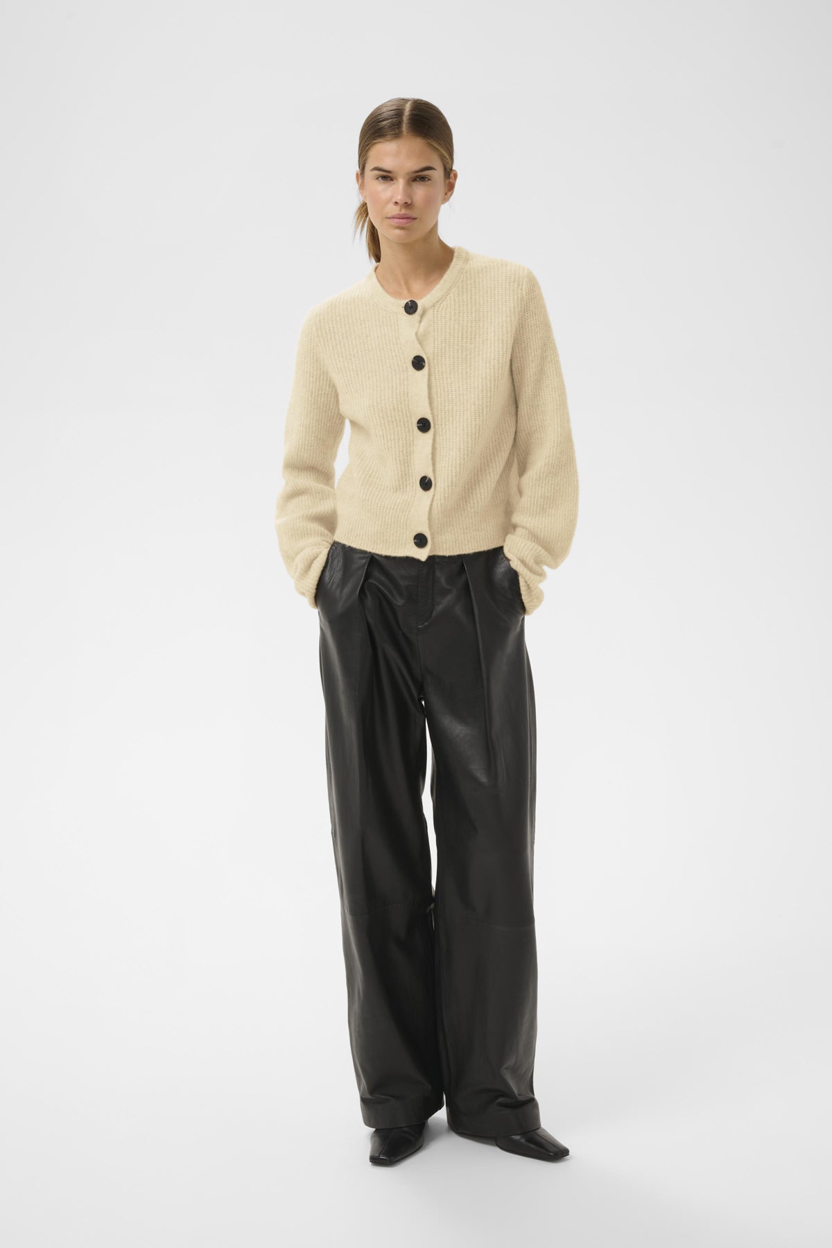 NIASIW CARDIGAN Ecru - 300597 - 30112297