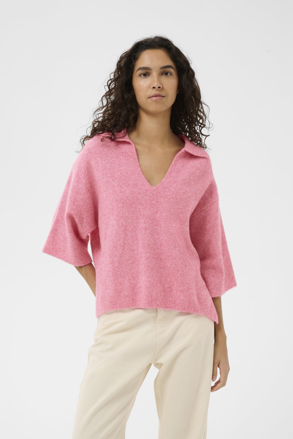 GUNIIW POLO ROSA NEJLIKA MELANGE - 16212 - 30112413