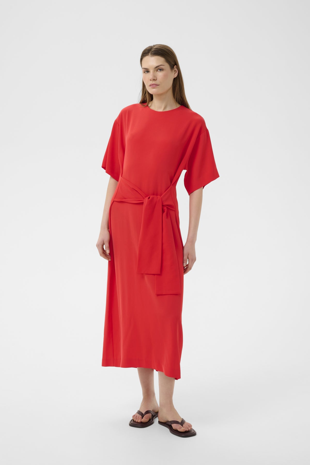 VARINAIW DRESS Poppy Red - 171664 - 30112481
