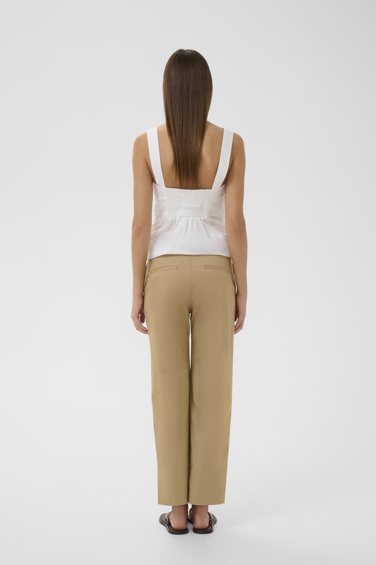 ELVIAIW KORTBYXOR Latte - 161315 - 30112526