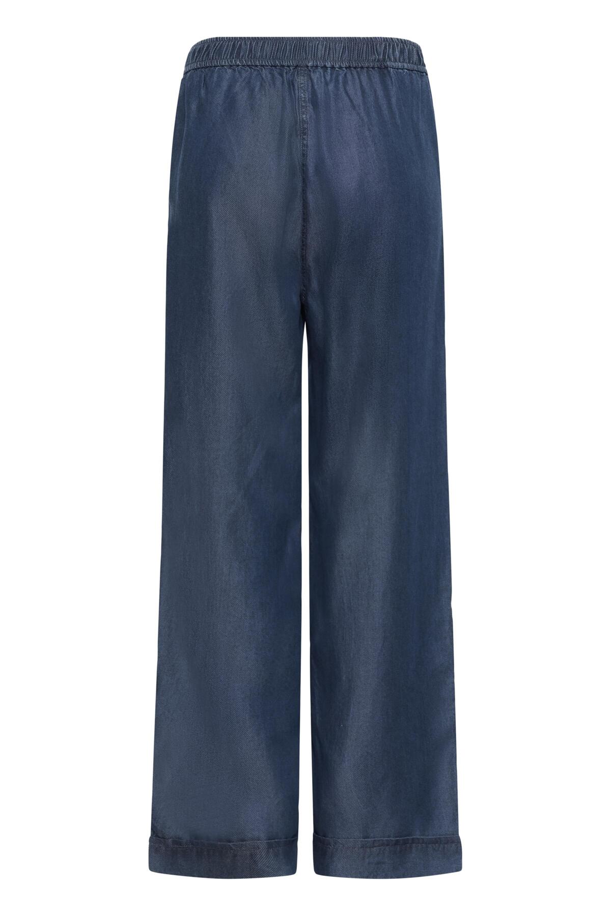 ELOISEIW PULLON PANTS Mörkblå denim - 303349 - 30112532