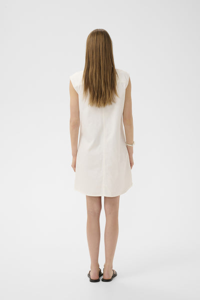 ELLYIW DENIMKLÄNNING Pure White - 300001 - 30112550 Thumbnail