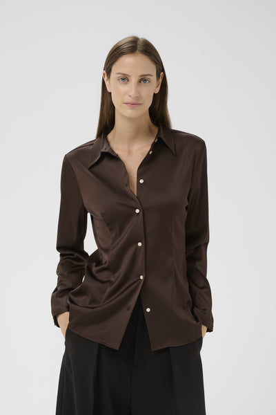 LAKEIW SHIRT Coffee Bean - 190915 - 30112578 Thumbnail