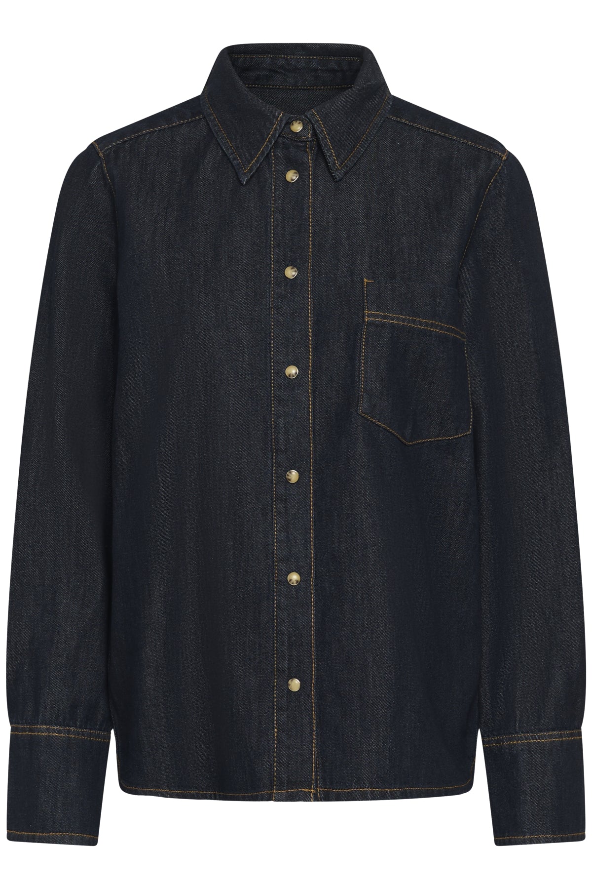 GLENNIW SHIRT Mörk Denim - 194118 - 30112605