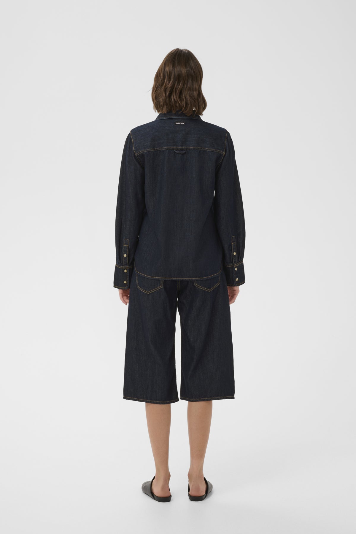 GLENNIW SHIRT Mörk Denim - 194118 - 30112605
