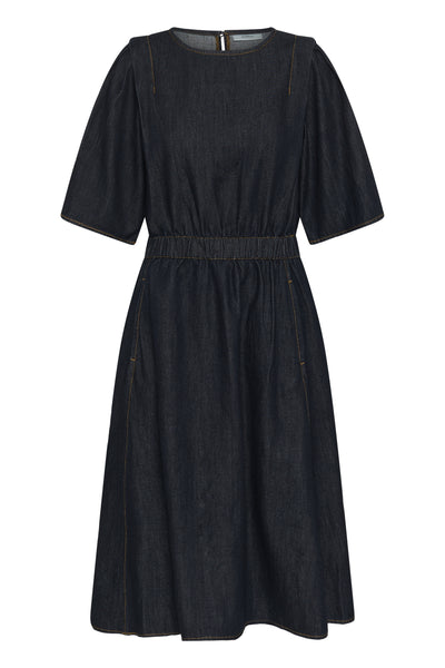 GLENNIW DRESS Mörk denim - 194118 - 30112607 Thumbnail