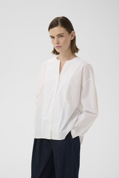 GLORIAIW LS SHIRT Pure White - 300001 - 30112620 Thumbnail