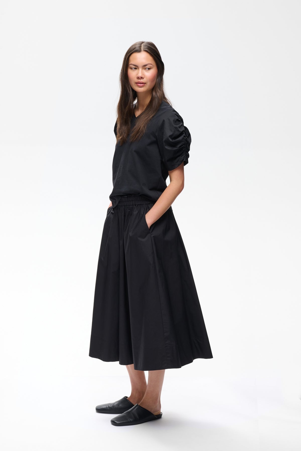 GLORIAIW DAFFODIL SKIRT Svart - 194008 - 30112622