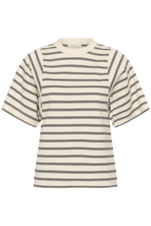 FIKKIAIW T-SHIRT VANILLA TRIPLE STRIPE - 900008 - 30112644