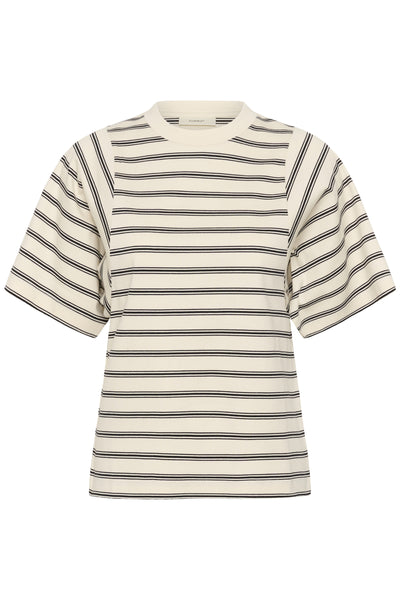FIKKIAIW T-SHIRT VANILLA TRIPLE STRIPE - 900008 - 30112644 Thumbnail
