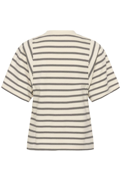 FIKKIAIW T-SHIRT VANILLA TRIPLE STRIPE - 900008 - 30112644 Thumbnail