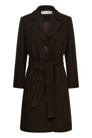 ZORAHIW CLASSIC COAT Chokladbrun - 191109 - 30112648