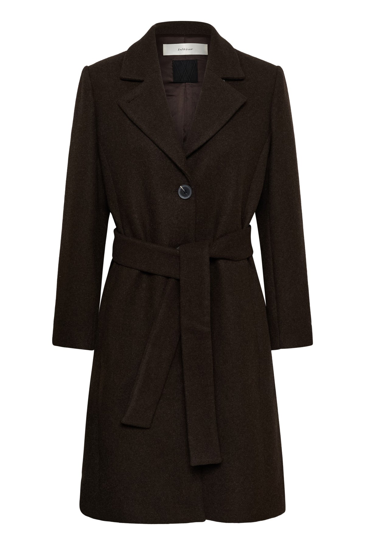 ZORAHIW CLASSIC COAT Chokladbrun - 191109 - 30112648