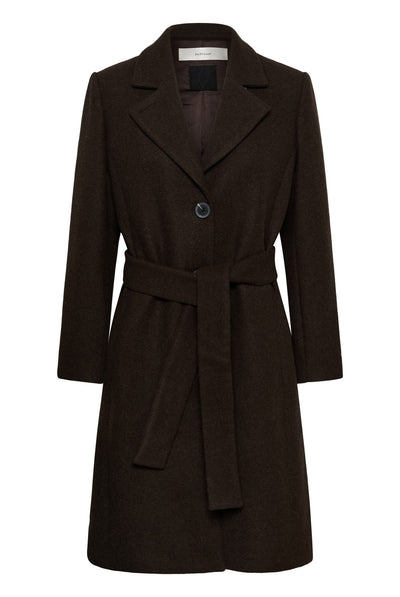 ZORAHIW CLASSIC COAT Chokladbrun - 191109 - 30112648 Thumbnail