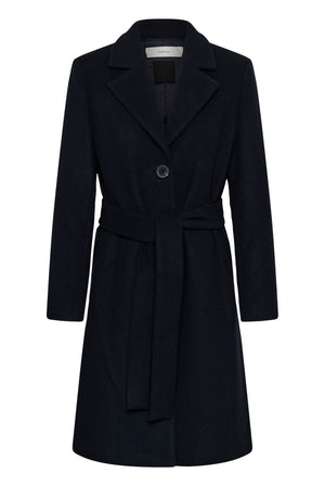 ZORAHIW CLASSIC COAT Marinblå - 300005 - 30112648