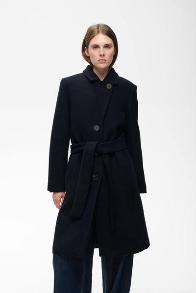 ZORAHIW CLASSIC COAT Marinblå - 300005 - 30112648 Thumbnail