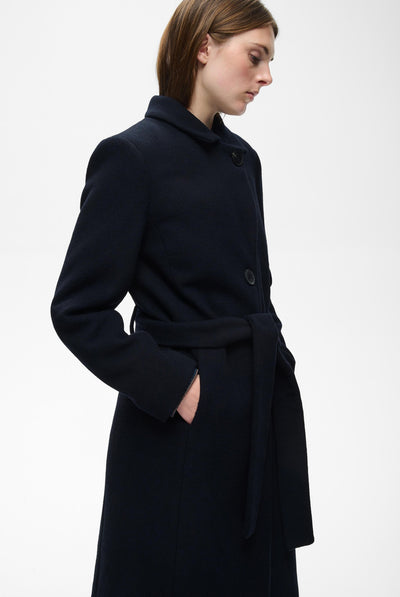 ZORAHIW CLASSIC COAT Marinblå - 300005 - 30112648 Thumbnail